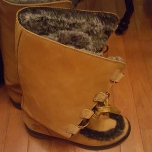 Timberland faux fur boot
